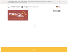 Tablet Screenshot of panoramacamp.at